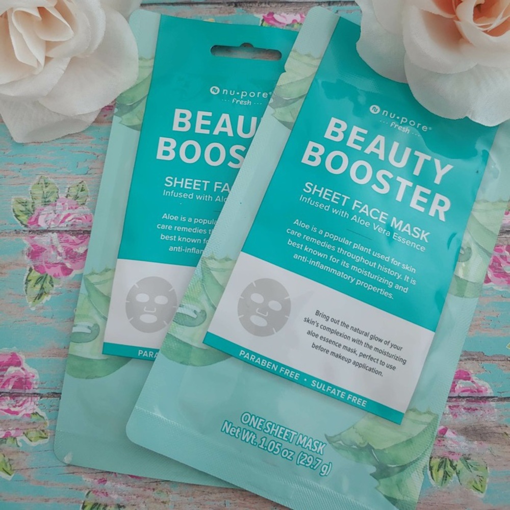 NuPore Fresh Beauty Booster Sheet Face Masks